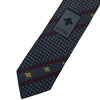 Gucci Bee Tie Gray 451528 4E002 1274 127476399 [P]