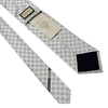 GUCCI シルクネクタイ GGパターン シルバー 456520 4B002 1962 127476645 [P]