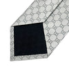 GUCCI シルクネクタイ GGパターン シルバー 456520 4B002 1962 127476645 [P]