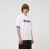 MSGM Logo Short Sleeve T-Shirt 3240MM94 227298 01 White 127481214 [P]