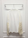 Dior X Sacai Embroidered Logo White Long Sleeve 127487530 [P]