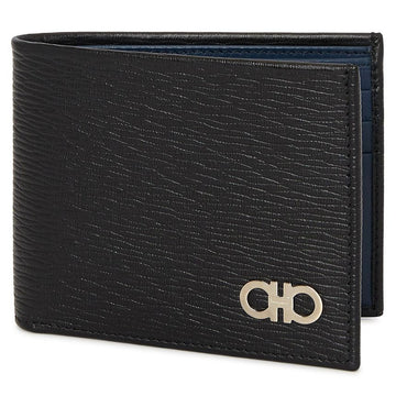 SALVATORE FERRAGAMO 26FW メンズ 二つ折り財布 66 A064 NERO 0685979 127512830 [P]