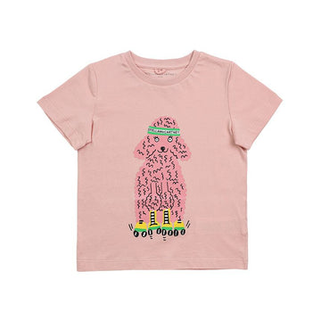 STELLA MCCARTNEY SUGAR PINK POODLE PRINTED T-SHIRT 602648 SRJ84 5563 127540623