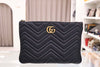 GUCCI Leder-Pouch Clutch Schwarz 525541 127639634 [P]