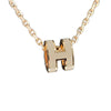 HERMES Mini Pop H Anhänger Halskette Roségold 127486205 [P]