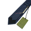 Gucci Silk Tie GG Pattern Navy 456520 4B002 4168 127647723 [P]
