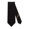 Gucci Silk Tie GG Pattern Black 127647714 [P]