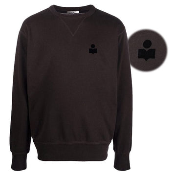 Isabel Marant Velvet Logo Fleece Sweatshirt 155946727