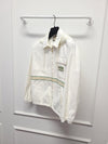 GUCCI Windbreaker-Jacke mit gesticktem Logo in Weiß 127650099 [P]