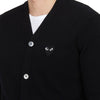 COMME DES GARCONS Schwarze Wappenstrickjacke AX N024 051 1 (Unisex) 127650528 [P]