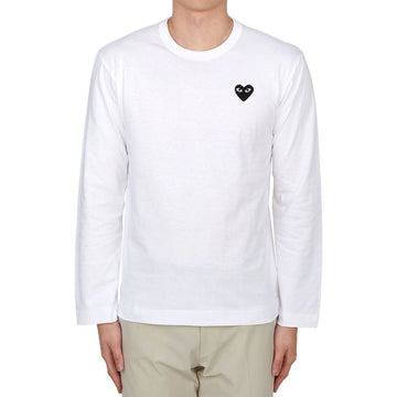 COMME DES GARCONS Schwarzes Wappen Langarm-T-Shirt AX T120 051 2 127650535