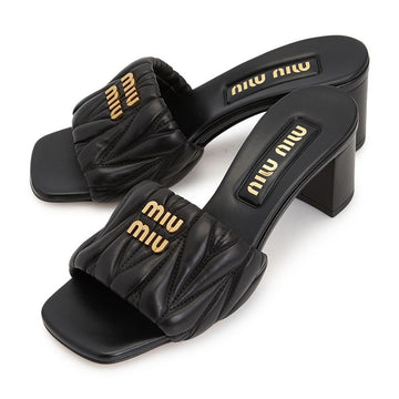MIU MIU マテラッセ レディース サンダル 5XX657 88T F0002 127650577
