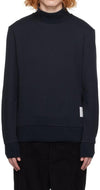 Thom Browne Navy Rib Turtleneck stamp: MJT379A J0083 415 128029282 [P]