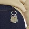 MAISON KITSUNE ボールドフォックスヘッド キーリング MM06904AM1002 P357 78449548 [P]