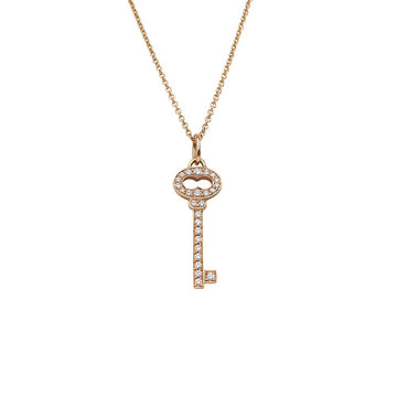 TIFFANY & CO Mini Schlüsselanhänger Diamant Anhänger aus Roségold 34461 128267041