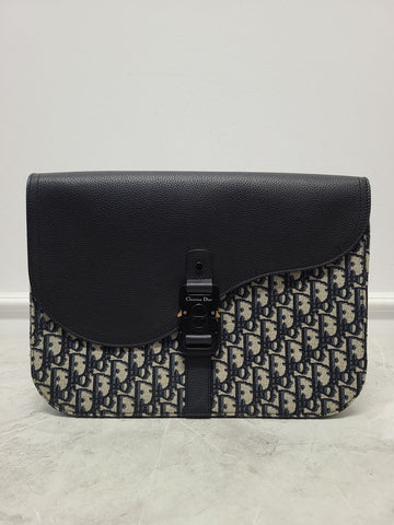 Dior Oblique Saddle A5 Pouch Clutch Bag 128285047