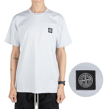 STONE ISLAND Logo-Patch Baumwoll-Jersey T-Shirt 2100039 S0013 V0041 128280186