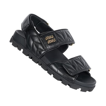 Miu Miu Materrasse Leather Sports Sandals 5X135E 88T F0002 128280424