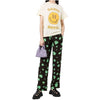 GANNI Hotel Smiley Logo T-Shirt Gelb T3224 302 128280419 [P]