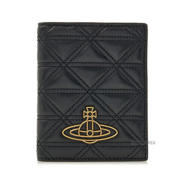 VIVIENNE WESTWOOD Logo Stepp Passhülle für Frauen L006U N403 SS25 5106005CW 128305414