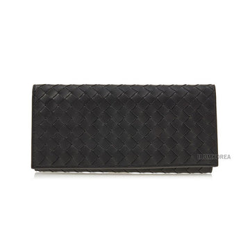 Bottega Veneta Antracite Long Wallet 128305423 [P]