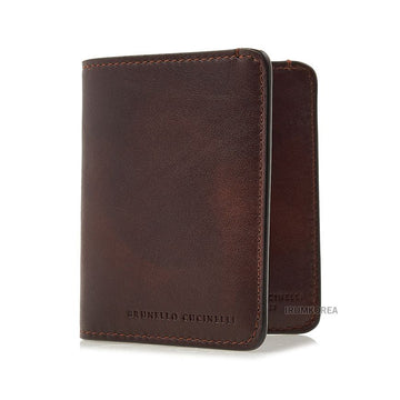 Brunello Cucinelli Logo Debossed Card Holder 128305474