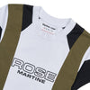 MARTINE ROSE 652JE01000D WHT SS25 Frauen reduziert Panel T-Shirt 128305513 [P]