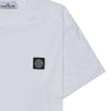 STONE ISLAND 男性用ロゴパッチTシャツ S0013 V0001 SS25 128305596 [P]