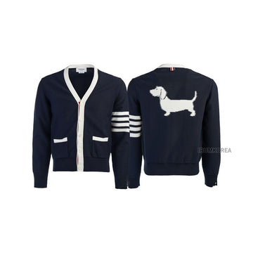 Thom Browne Men's Relaxed V-Neck Cardigan 128305722
