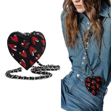 Zadig & Voltaire Crushed Heart Crossbody Bag LWSG00113 45116890