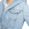 ALAIA Damen Hoodie Cropped Jeansjacke AA9V03066T587 508 128543204 [P]
