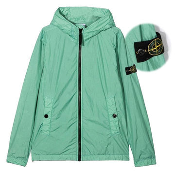 STONE ISLAND キッズワッペンフードジャケット 761640233 V0052 (女性55-66) 155525424