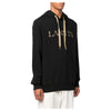 LANVIN Logo bestickter Hoodie Schwarz RM HO0010 J209 H22 128709111 [P]