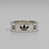 GUCCI GG Logo Klassische Beschriftungsring (Größe 9) 128742403 [P]