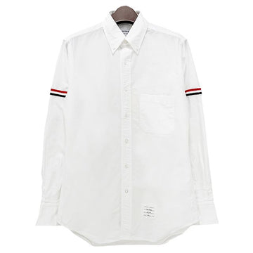 Thom Browne Classic Oxford Shirt with Grosgrain Arm Band White 128846496