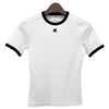 Courreges Heritage Contrast Short Sleeve Tee 128847434 [P]