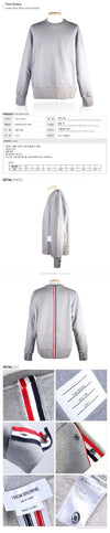 Thom Browne Center Back Stripe Jersey Sweater stamp: MJT085A 03377 055 42501908 [P]