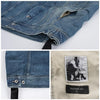 Rick Owens Trickel Washed Indigo Jacket in Dark Shadow 128913901 [P]