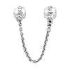 PANDORA Familien-Halskette mit Sicherheitskette in Silber 791788 33591949 [P]