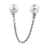 PANDORA Familien-Halskette mit Sicherheitskette in Silber 791788 33591949 [P]