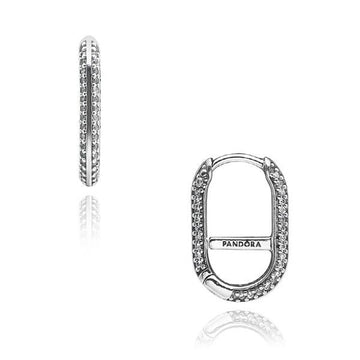 PANDORA Mi Pave Link Single Ohrringe Silber 299682C01 37516173