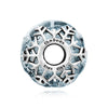 PANDORA Winterblau Schneeflocke Murano Silber Charm 792377C00 58651276 [P]