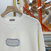 DIOR クチュール刺繍ロゴスウェットホワイト XL 128928166 [P]