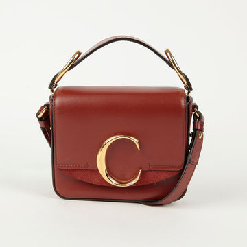 Chloe CHC19US193A37 C Mini Tote Shoulder Bag 128601389