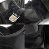 LOUIS VUITTON Schwarze Wildleder Monogram Canvas Plattform Desert Damen Stiefeletten 37.5 128931082 [P]