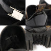 LOUIS VUITTON Schwarze Wildleder Monogram Canvas Plattform Desert Damen Stiefeletten 37.5 128931082 [P]
