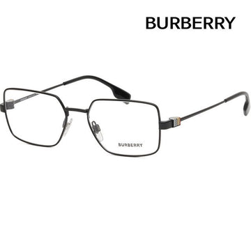BURBERRY BE1380 1007 アイウェア 無光沢 ブラック メタル フレーム 四角 デイリー 128930670