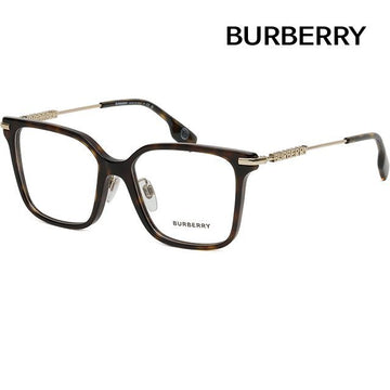 BURBERRY BE2376 3002 Rechteckige Dunkle Havana Leichte Hornbrille 128930636