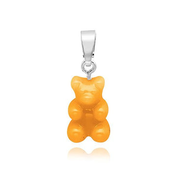 Crystal Haze Jewelry Nostalgia Bear-NYC Taxi Yellow-Classic Connector Silver 59655667