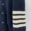 THOM BROWNE Shetland-Rippstrick-Cardigan Navy 129022398 [P]